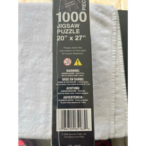 Aquarius Alchemy Gothic 1000 Piece Jigsaw Puzzle The Name of the Rose NIB - Picture 3 of 3